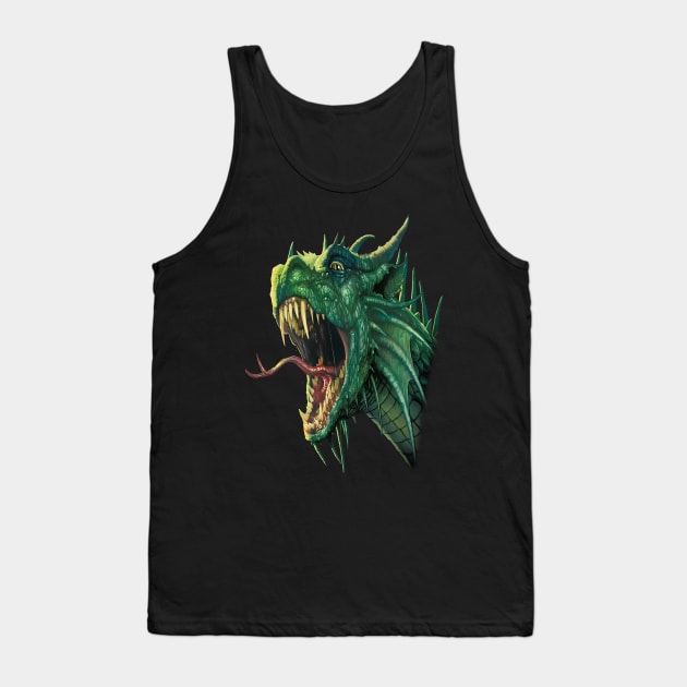 Jables Tencious D And The Pick Of Destiny Dragon Shirt Tank Top by Lennon Black